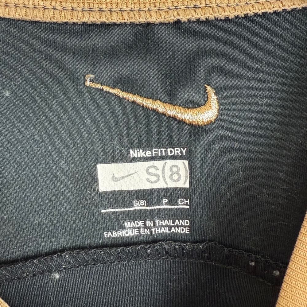 Vintage Nike LeBron James Youth Small 8 Black Gold Long Sleeve Shirt NikeFIT Y2K - Picture 3 of 5